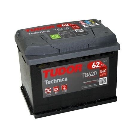 Tudor Tudor TB620 Car Battery 62Ah 540A Technica Range